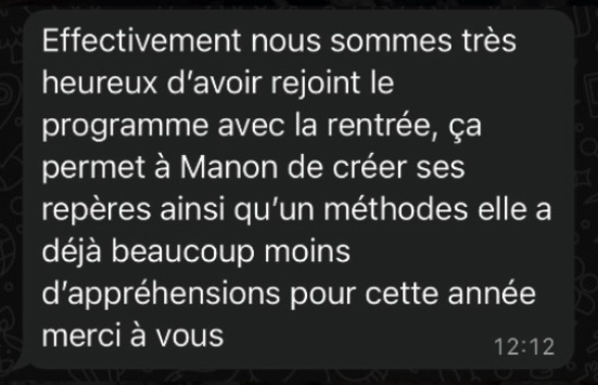 Avis d'élève ou de parent 29
