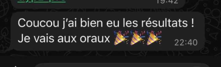 Avis d'élève ou de parent 23