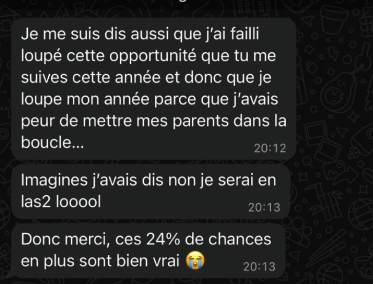 Avis d'élève ou de parent 12