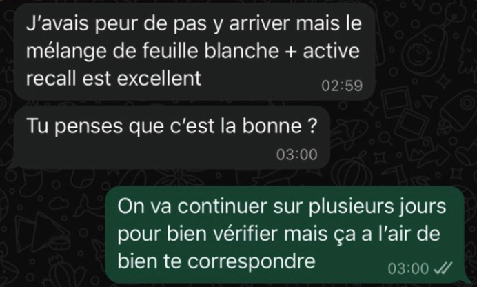 Avis d'élève ou de parent 35