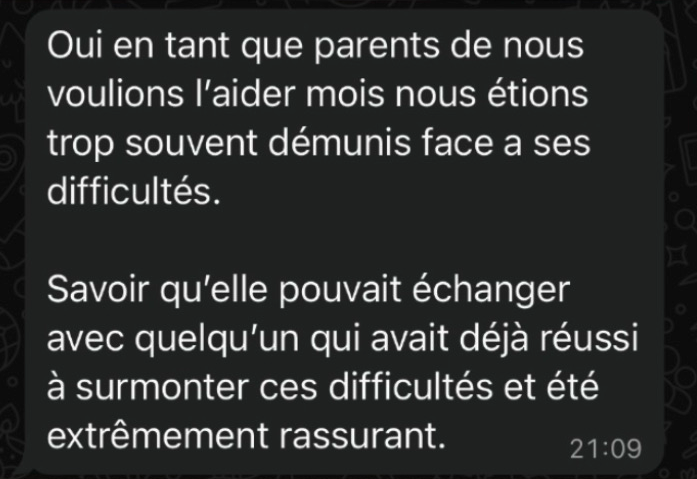Avis d'élève ou de parent 28