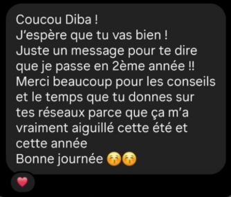 Avis d'élève ou de parent 10