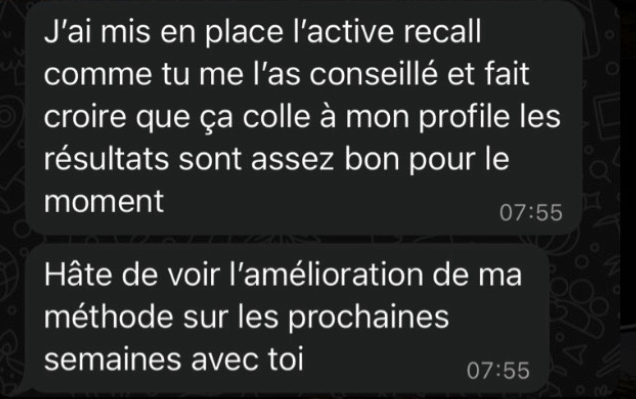 Avis d'élève ou de parent 31