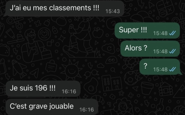 Témoignage élève 1