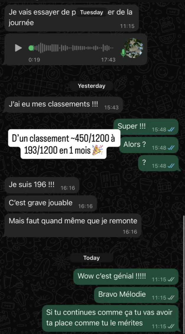 Témoignage élève 2
